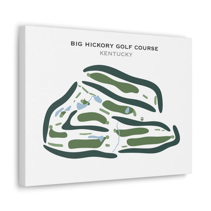Big Hickory Golf Course, Kentucky - Printed Golf Courses
