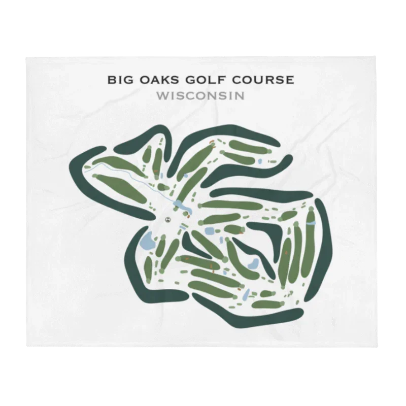 Big Oaks Golf Course, Wisconsin - Printed Golf Courses