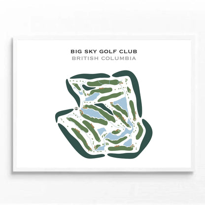 Big Sky Golf Club, British Columbia - Printed Golf Courses