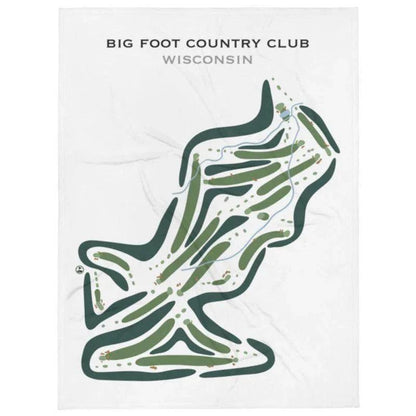 Big Foot Country Club, Wisconsin - Printed Golf Courses