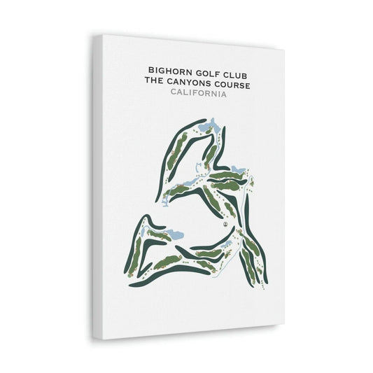 Bighorn - Canyons Course, California - Printed Golf Courses