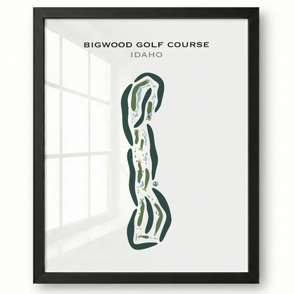 Bigwood Golf Course, Idaho - Printed Golf Courses