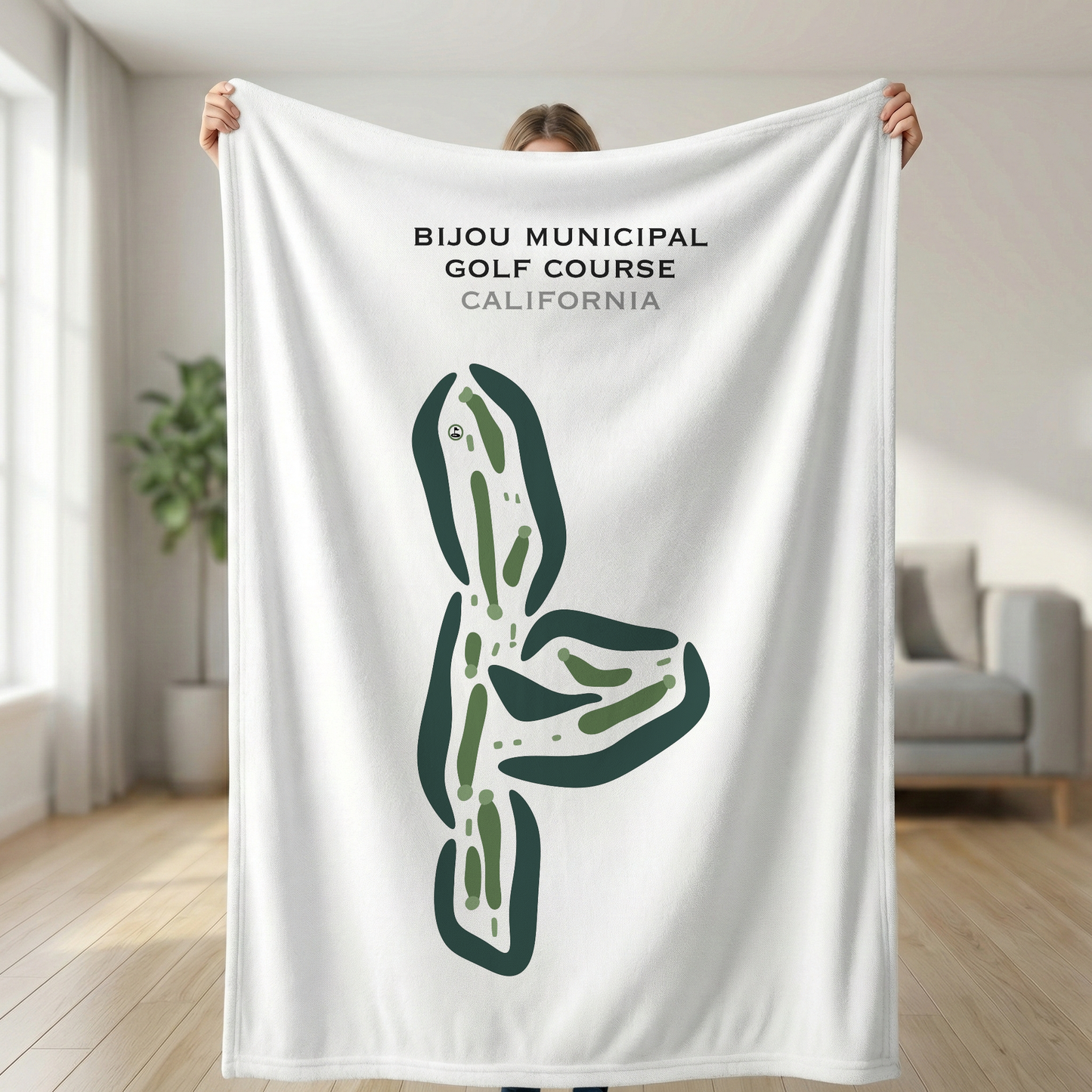 Bijou Municipal Golf Course, California - Printed Golf Courses