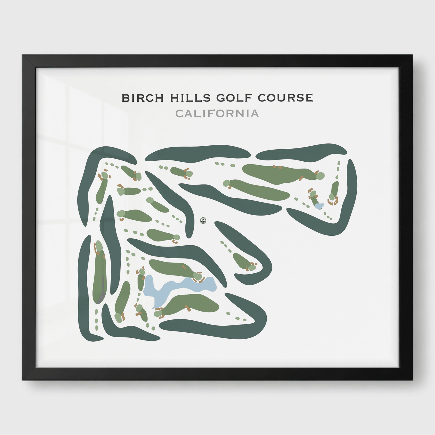 Birch Hills Golf Course, California - Printed Golf Courses