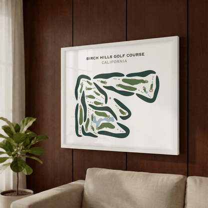 Birch Hills Golf Course, California - Printed Golf Courses