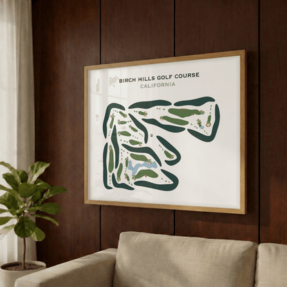 Birch Hills Golf Course, California - Printed Golf Courses