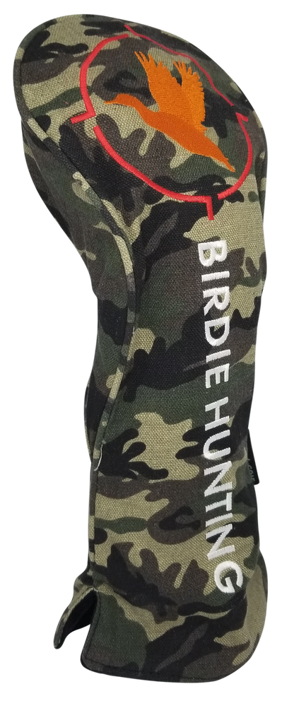 Birdie Hunting CAMO Embroidered Driver Headcover by ReadyGOLF