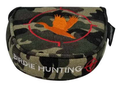 Birdie Hunting Camo Embroidered Putter Cover by ReadyGOLF - Mallet