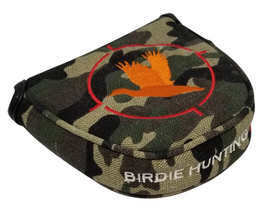 Birdie Hunting Camo Embroidered Putter Cover by ReadyGOLF - Mallet