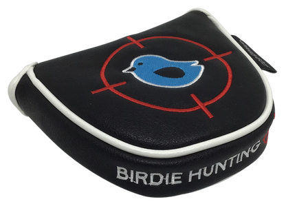 Birdie Hunting Embroidered Putter Cover by ReadyGOLF - Mallet (Crosshairs)