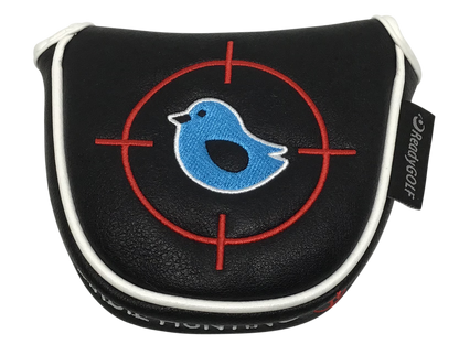 Birdie Hunting Embroidered Putter Cover by ReadyGOLF - Mallet (Crosshairs)