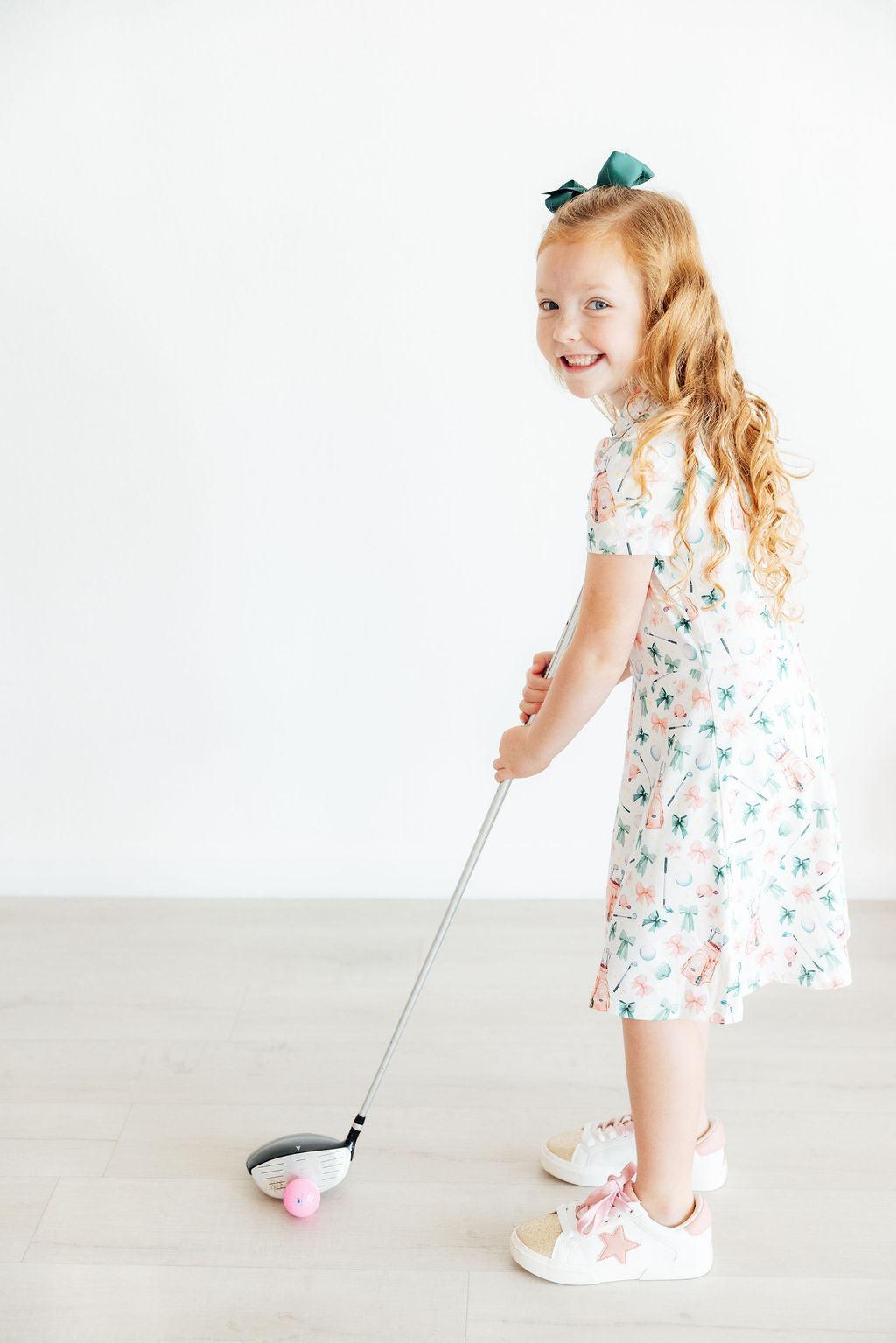 Birdies-Bows-SS-Polo-Dress-Mila-Rose-4 - GOLF LEAGUE