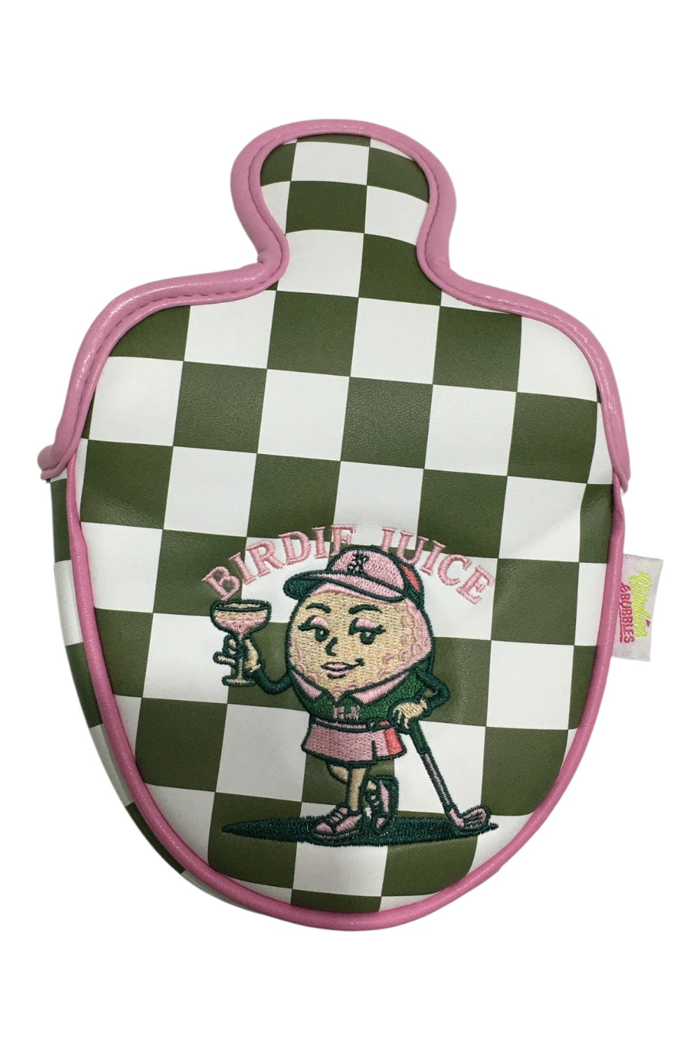 Birdie Juice Putter Cover | Birdies & Bubbles Women’s Golf Headcover