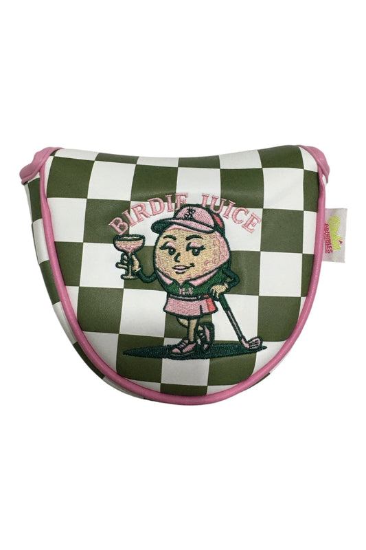 Birdie Juice Putter Cover | Birdies & Bubbles Women’s Golf Headcover