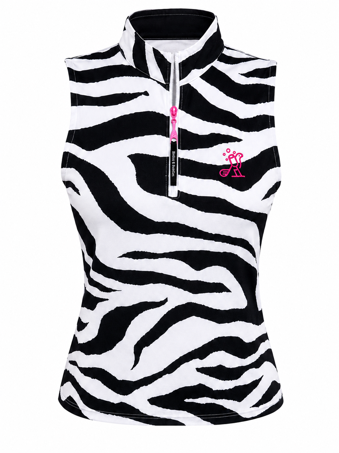 Par for the Wild Sleeveless Polo | Women’s Stylish Golf Top | Birdies & Bubbles