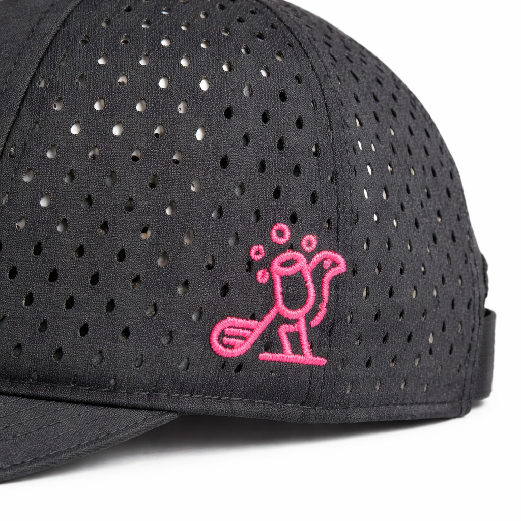 Birdies & Bubbles Women's Golf Hats | Stylish Women's Golf Hat Black