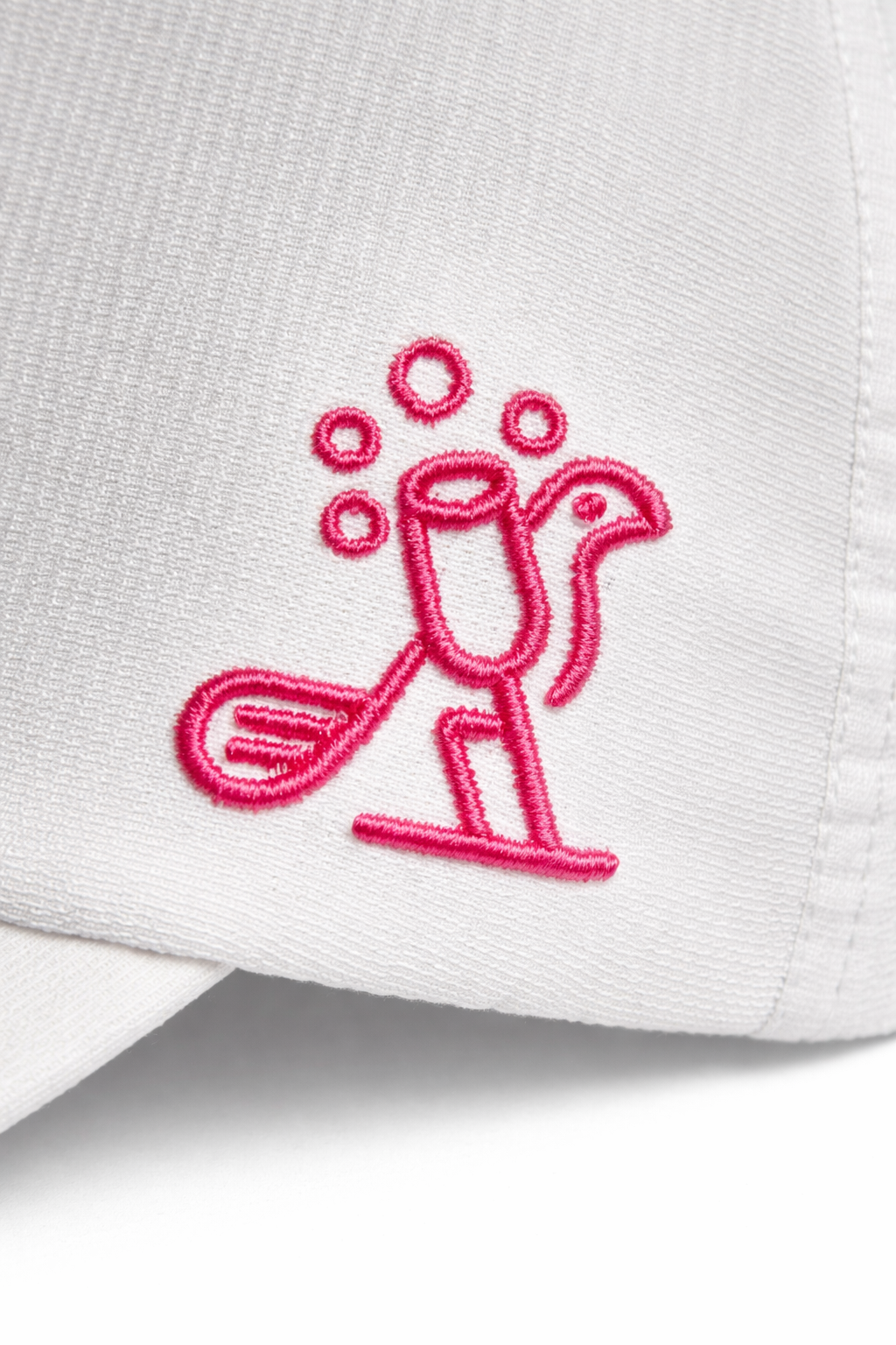 Birdies & Bubbles Bubbly Birdie Women’s Golf Cap – Adjustable Performance Golf Hat White