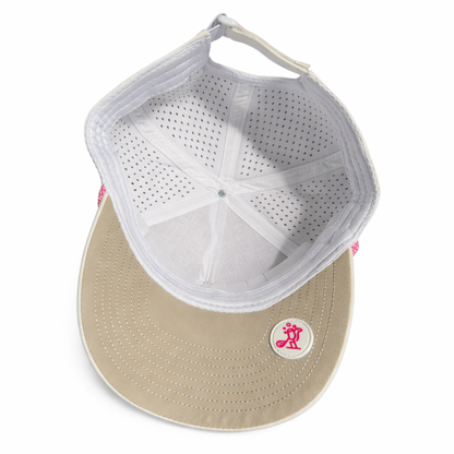 Birdies & Bubbles Women's Golf Hats | Stylish Women's Golf Hat White