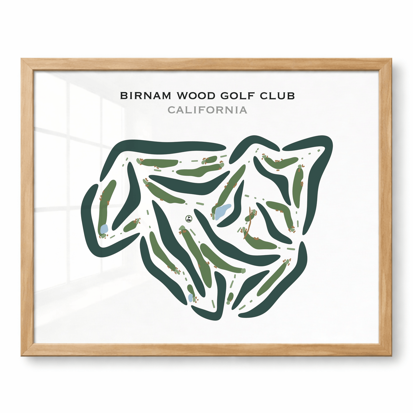 Birnam Wood Golf Club, California - Printed Golf Courses