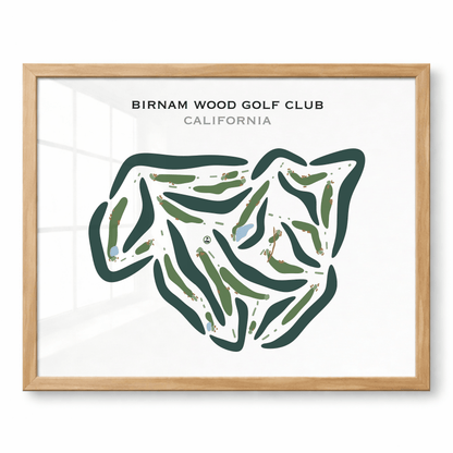 Birnam Wood Golf Club, California - Printed Golf Courses