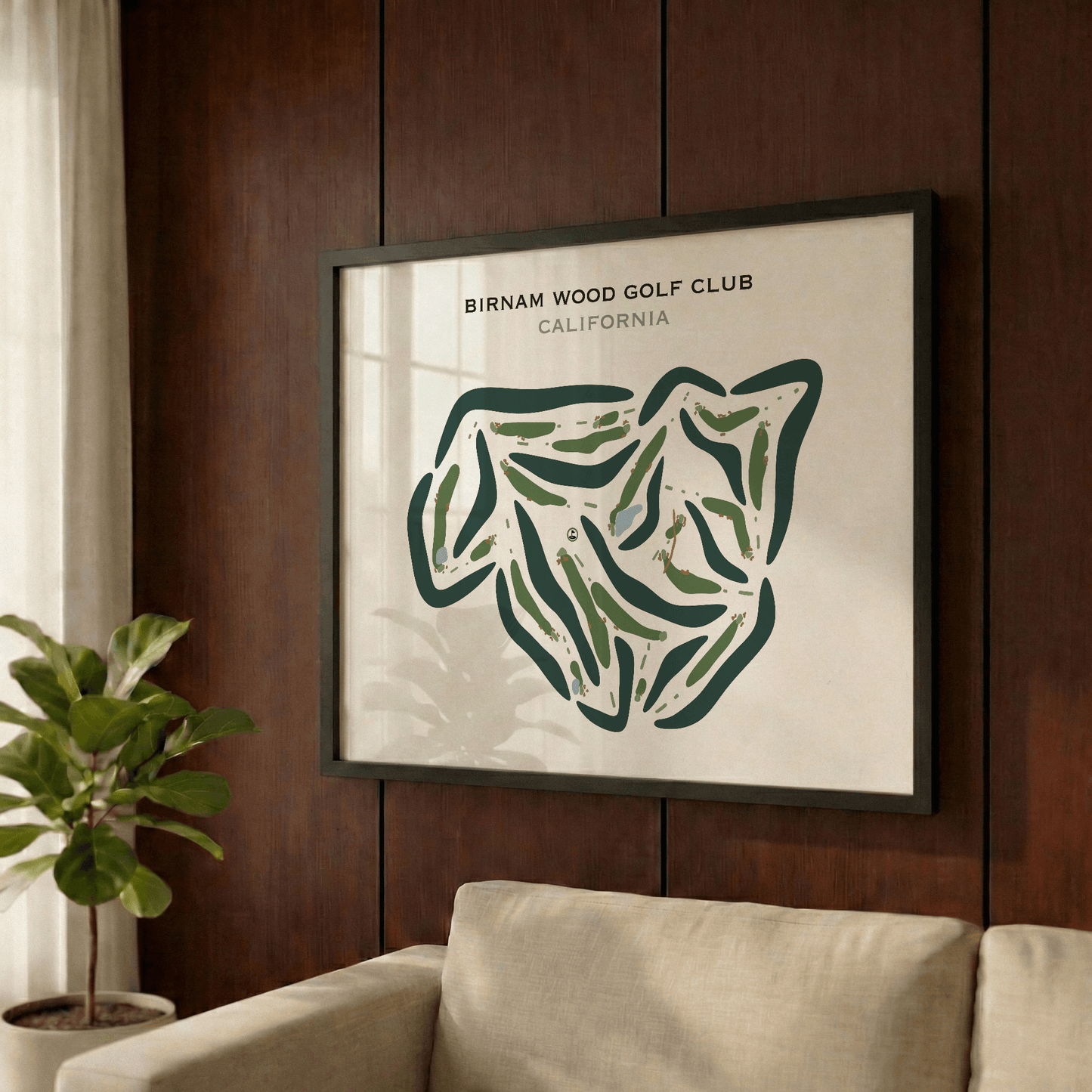 Birnam Wood Golf Club, California - Printed Golf Courses