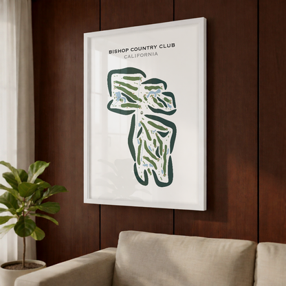 Bishop Country Club, California - Printed Golf Courses