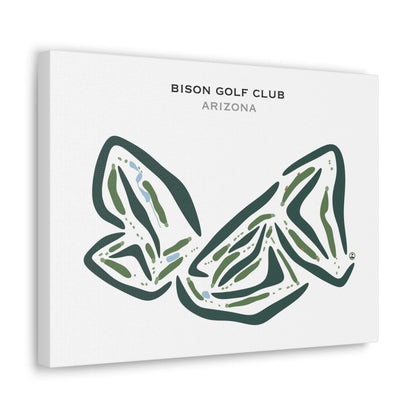 Bison Golf Club, Arizona - Printed Golf Courses
