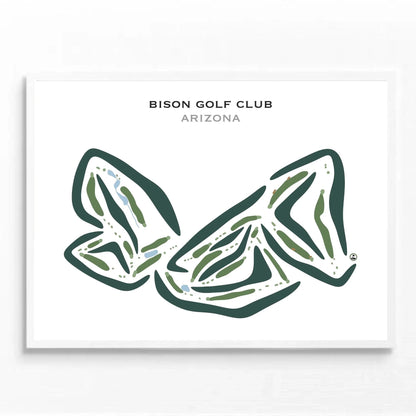 Bison Golf Club, Arizona - Printed Golf Courses