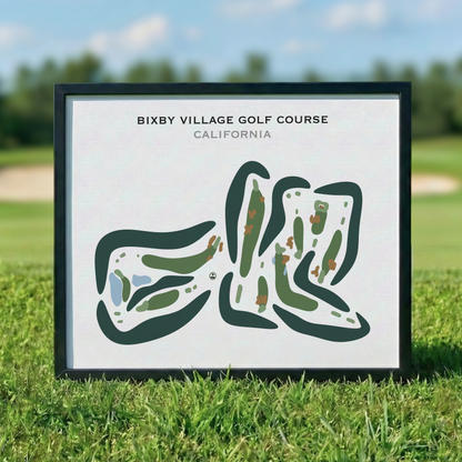Bixby Village Golf Course, California - Printed Golf Courses