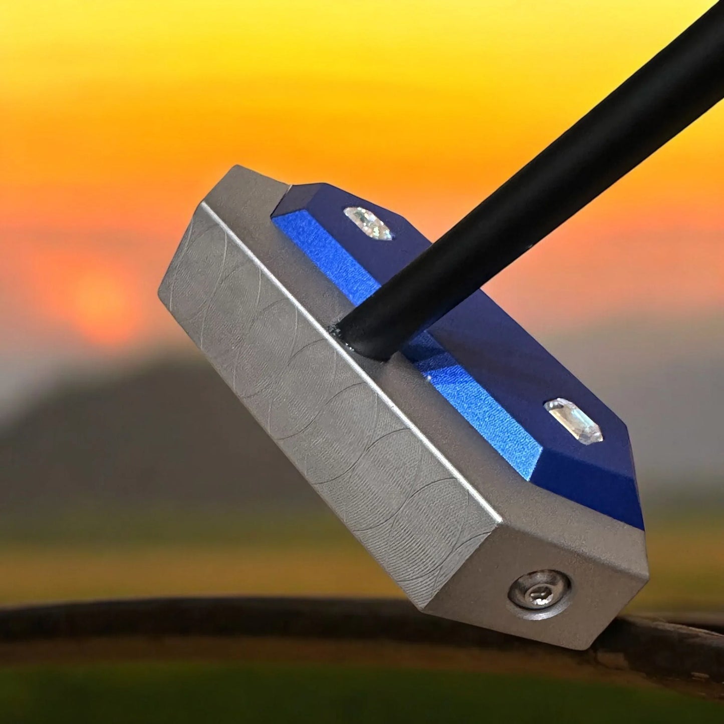 Lombardi Golf Custom Blue Sapphire Mallet Golf Putter - GOLF LEAGUE