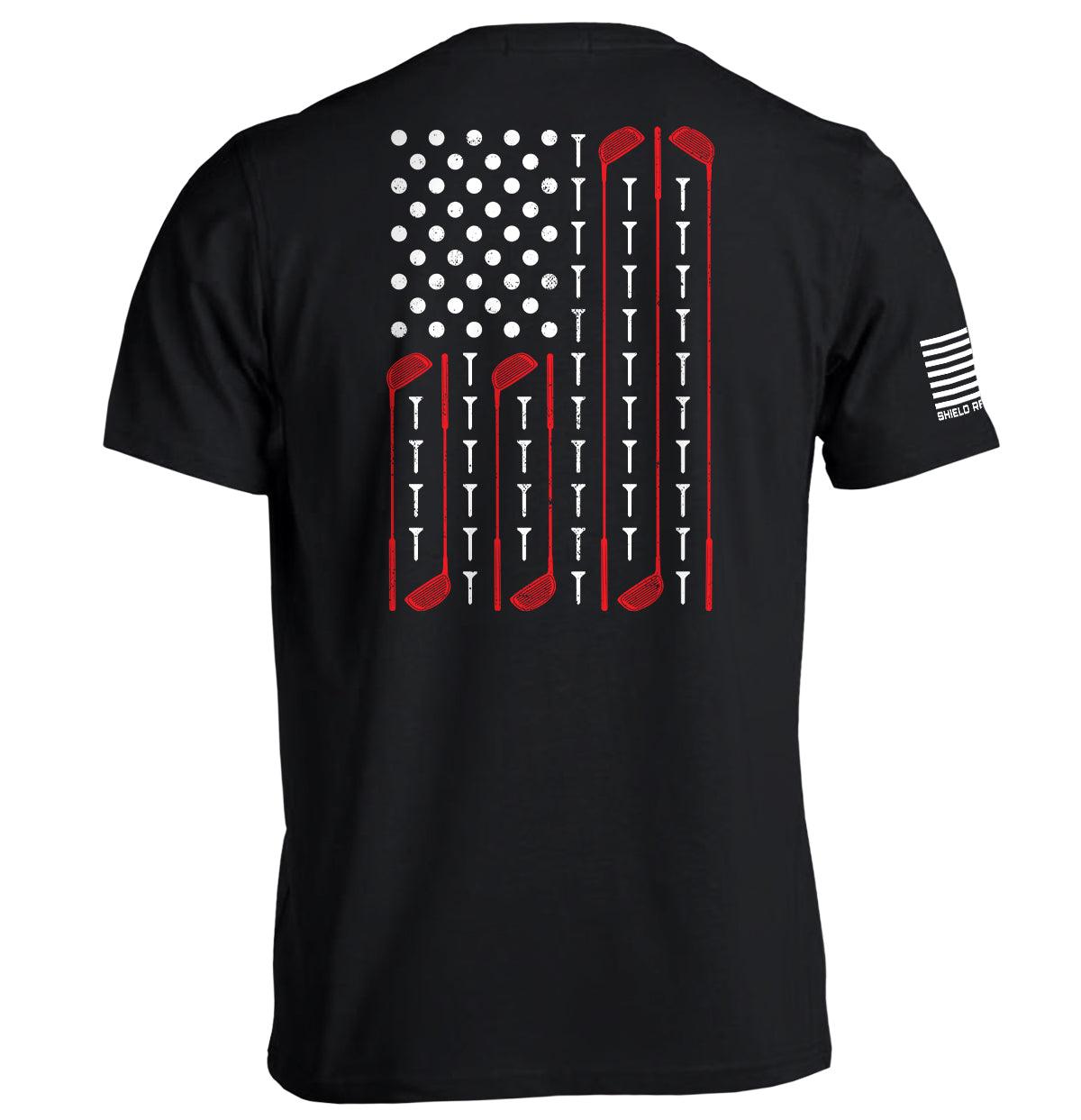 Golf American Flag