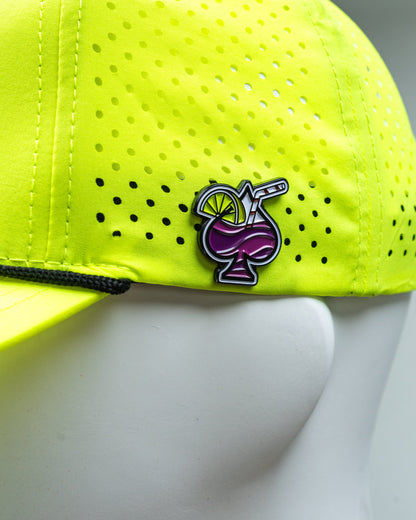 Perforated Rope Hat - Transfusion Highlighter Yellow