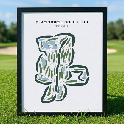 BlackHorse Golf Club, Texas - Printed Golf Courses