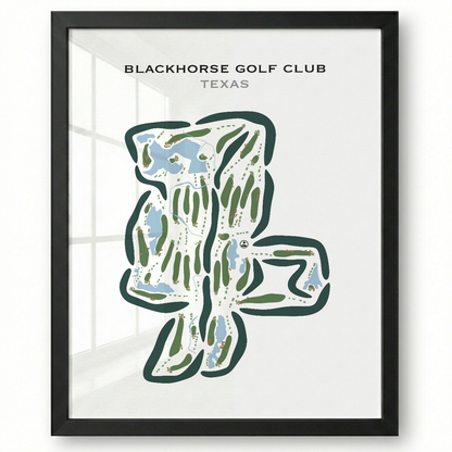 BlackHorse Golf Club, Texas - Printed Golf Courses