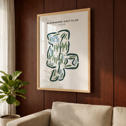 BlackHorse Golf Club, Texas - Printed Golf Courses