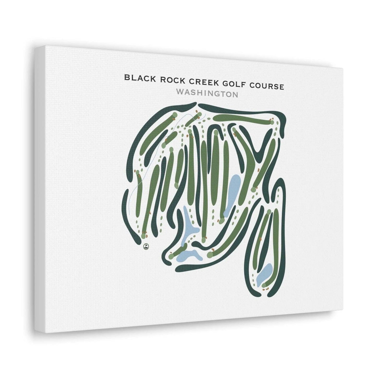 Black Rock Creek Golf Course, Washington - Printed Golf Courses