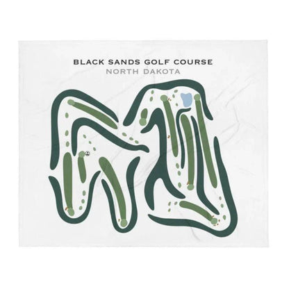 Black Sands Golf Course, North Dakota - Printed Golf Courses