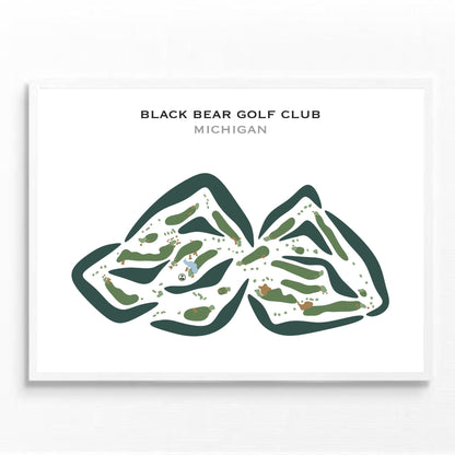 Black Bear Golf Club, Michigan - Printed Golf Courses