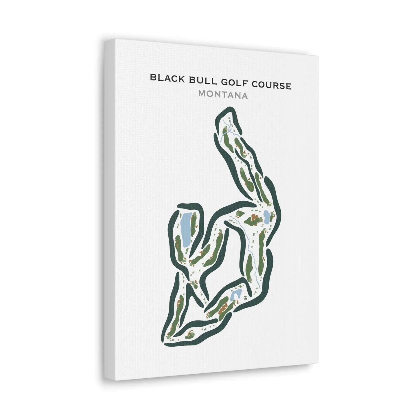 Black Bull Golf Course, Montana - Printed Golf Courses