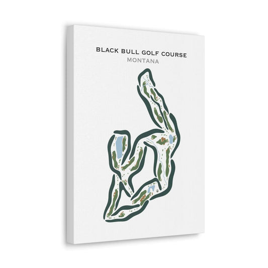 Black Bull Golf Course, Montana - Printed Golf Courses