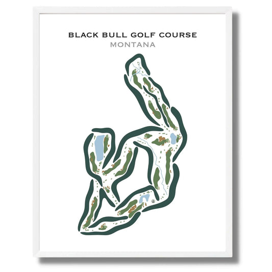 Black Bull Golf Course, Montana - Printed Golf Courses