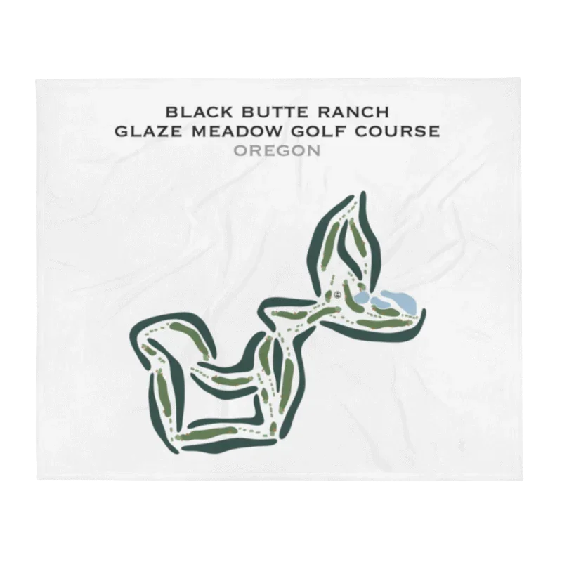 Black Butte Ranch - Glaze Meadow Golf Course, Oregon - Printed Golf Courses