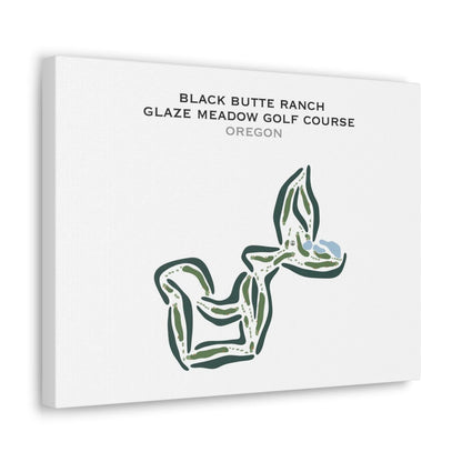 Black Butte Ranch - Glaze Meadow Golf Course, Oregon - Printed Golf Courses