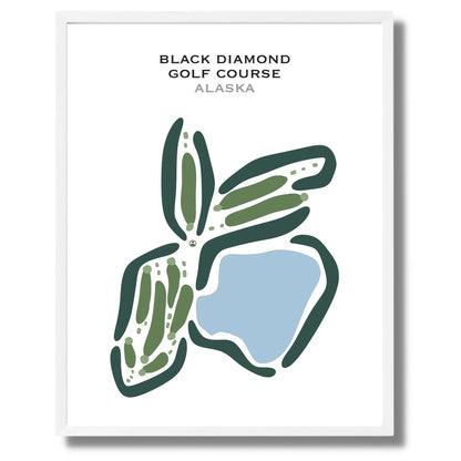 Black Diamond Golf Course, Alaska - Printed Golf Courses