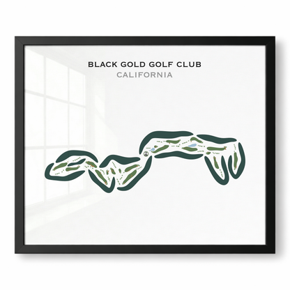 Black Gold Golf Club, California - Printed Golf Courses