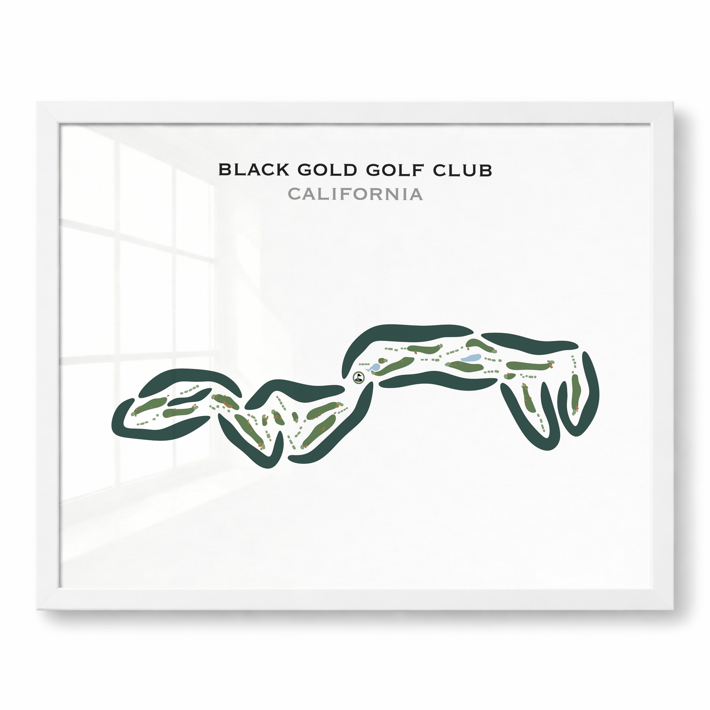 Black Gold Golf Club, California - Printed Golf Courses