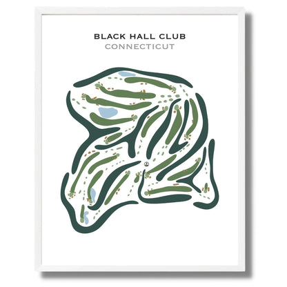Black Hall Club, Connecticut - Printed Golf Courses