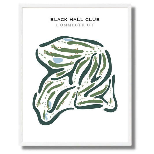 Black Hall Club, Connecticut - Printed Golf Courses
