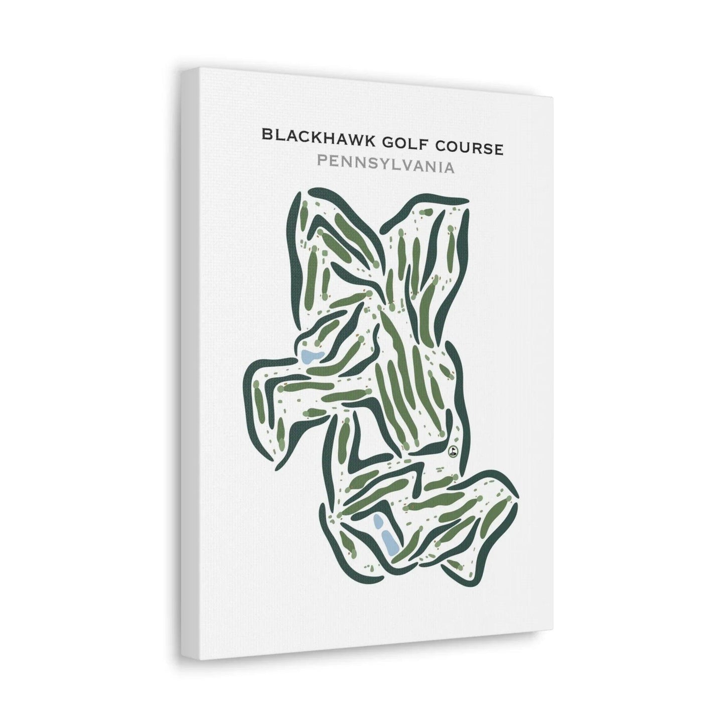 Black Hawk Golf Course, Pennsylvania - Printed Golf Courses