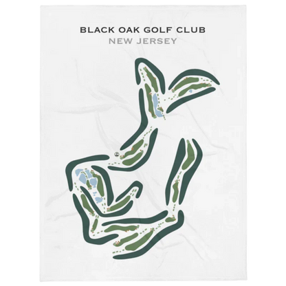 Black Oak Golf Club, New Jersey - Printed Golf Courses